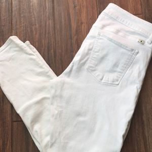 ☘️Lucky Brand white denim Lolita Capri, size 8